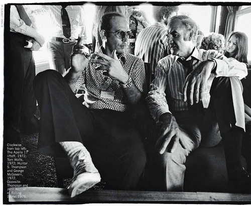 Hunter S. Thompson and McGovern, 1972, Annie Leibovitz