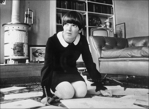 Mary Quant at work